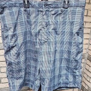 PGA TOUR Golf Shorts Blue And Gray Sz 36